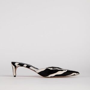 Stylish Black and White Heels